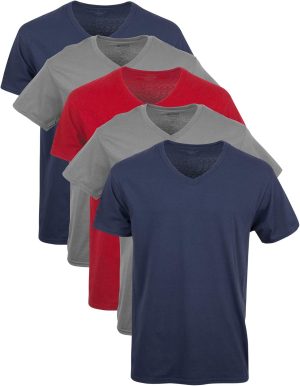 Gildan Men's V-Neck T-Shirts. Multipack. Style G1103